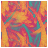 Bird of Paradise Tropical Stoff (Nahaufnahme)