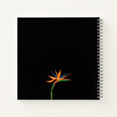 Bird of Paradise Wedding Gästebuch Notizblock (Rückseite)