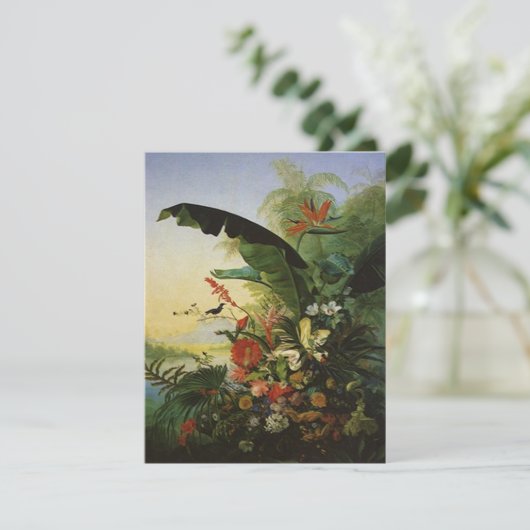 Bird of Paradise WEDDING SPEICHERN DAS DATUM Save The Date (Stehend Vorderseite)