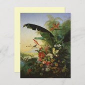 Bird of Paradise WEDDING SPEICHERN DAS DATUM Save The Date (Vorne/Hinten)