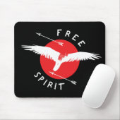 Bird of Prey Free Spirit Mousepad (Mit Mouse)