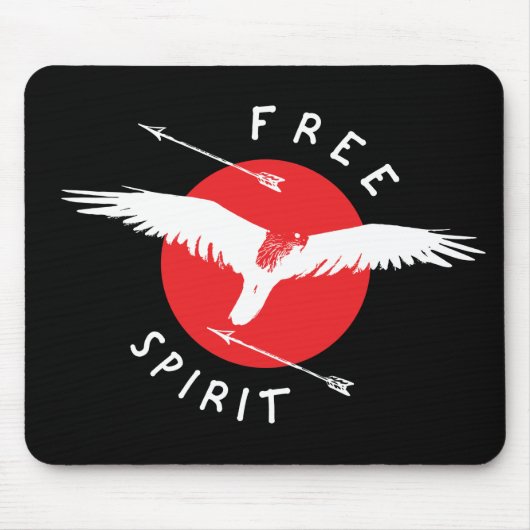 Bird of Prey Free Spirit Mousepad (Vorne)