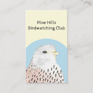 Bird of Prey Kestrel Vogelbeobachtung Vogelbeobach Visitenkarte