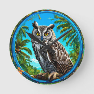 Bird-of-Prey Runde Wanduhr