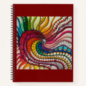 Bird of Pride 2025 Spiral Notebook Notizblock (Vorderseite)