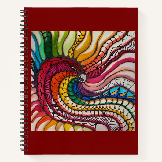 Bird of Pride 2025 Spiral Notebook Notizblock (Vorderseite)