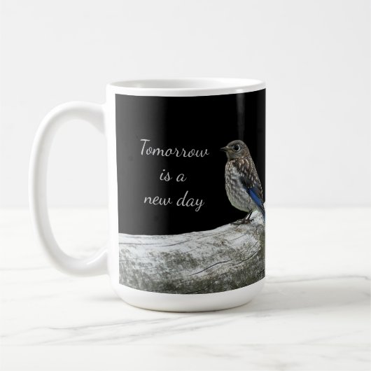 Bird On a Fence Mug Kaffeetasse (Links)