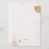 Bird on Branch Bridal Dusche Einladung (Rückseite)