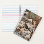 Bird on Rocks Spiral Notebook Notizblock (Innen)