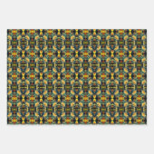 Bird on Yellow Daisis Fantasy Art Personalisiert Geschenkpapier Set (Vorderseite)