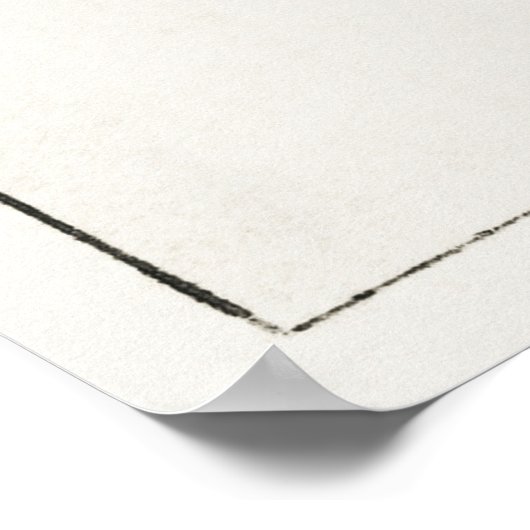 Bird Origami Poster (Ecke)