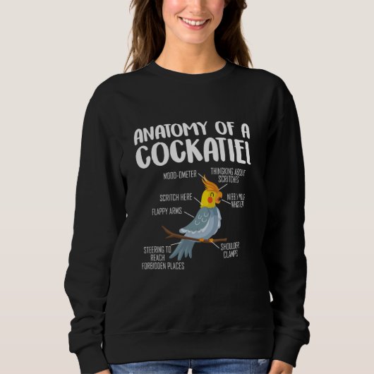 Bird Parrot Cockatiel 6 Sweatshirt (Vorderseite)