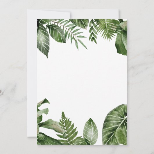 Bird Parrot Wild One Birthday Cockatoo Macaw Einladung (Rückseite)