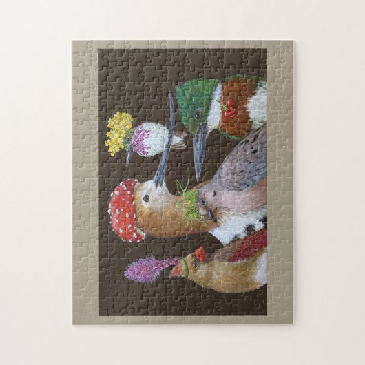 Bird-Party-Szenenrätsel Puzzle (Vertikal)