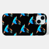 Bird Pattern Kingfish Case-Mate iPhone Hülle (Rückseite (Horizontal))