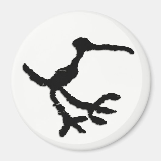 Bird Petroglyph - versteinerter Wald, Arizona Magnet (Vorne)