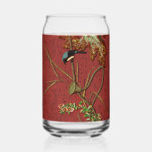 Bird & Pflanze Janpanese Ornamentik Dosenglas (Vorderseite)