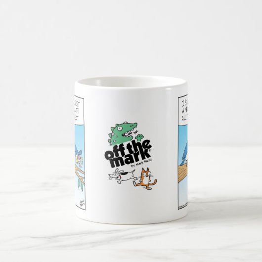 Bird pooping flowers kaffeetasse (Mittel)