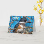 Bird-Pose-Geburtstagskarte markieren Karte (Gelbe Blume)