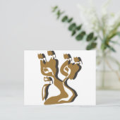 Bird Postkarte (Stehend Vorderseite)