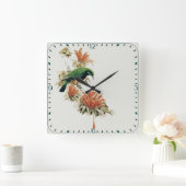 Bird Quadratische Wanduhr (Zuhause)