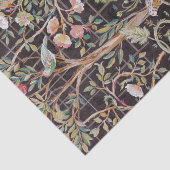 Bird & Rabbit im Blumengarten, William Morris Seidenpapier (Detail)