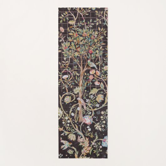 Bird & Rabbit im Blumengarten, William Morris Yogamatte (Vorderseite)