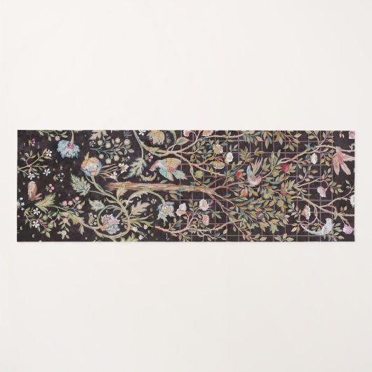 Bird & Rabbit im Blumengarten, William Morris Yogamatte (Vorderseite (Horizontal))