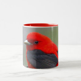 Bird red_iphone zweifarbige tasse