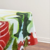 Bird Robin Couple Winter Holly Weihnachten Tischdecke (Beispiel)