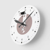 Bird Runde Wanduhr (Winkel)