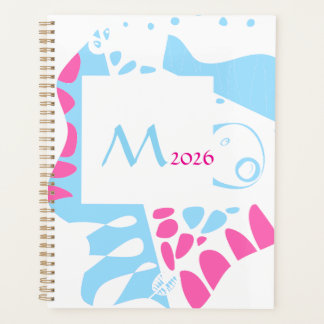 Bird’s Nest - White Blue Pink Name 2 Planer