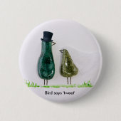 Bird sagt "tweet" button (Vorderseite)