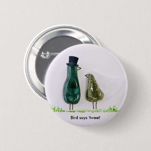Bird sagt "tweet" button (Vorne & Hinten)