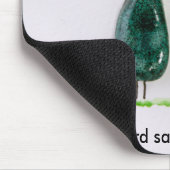 Bird sagt "tweet" mousepad (Ecke)