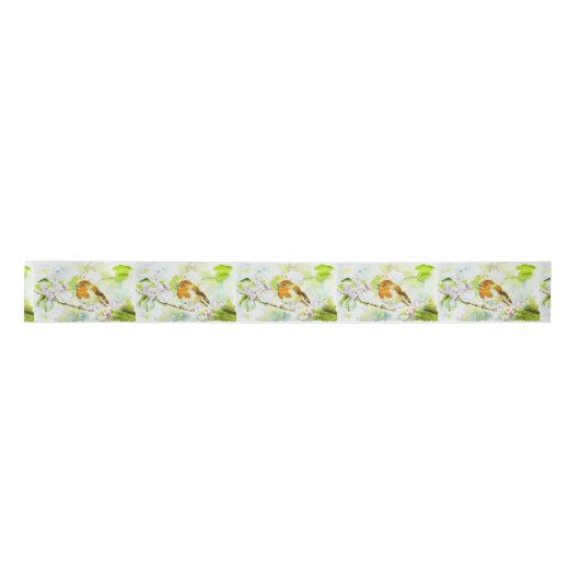 Bird Satin Ribbon Satinband (Vorderseite)