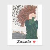 "Bird Set Free" Wasserflaschen-Aufkleber Aufkleber (Blatt)