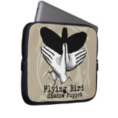Bird Shadow Puppet Hand Vintag Laptopschutzhülle (Vorne Rechts)