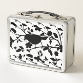 Bird Silhouette Metal Lunch Box (Vorderseite)