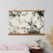 Bird Silhouette Wandteppich Mit Holzrahmen (Schlafzimmer)