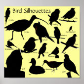 Bird Silhouettes (16) Poster (Vorne)