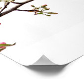 Bird Singing a Happy Song Poster (Ecke)