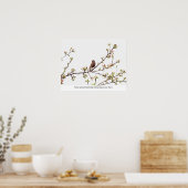 Bird Singing a Happy Song Poster (Küche)