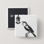 BIRD SINGING BUTTON (Vorne & Hinten)