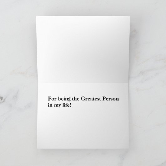 Bird Singing Dankeskarte (Innenseite)