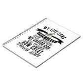 Bird Singing How Great You Art Hymn Christlich Notizblock (Linke Seite)