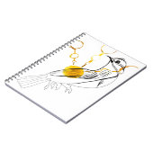 Bird Sings Notebook Notizblock (Linke Seite)