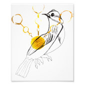 Bird Sings Print Fotodruck (Vorne)