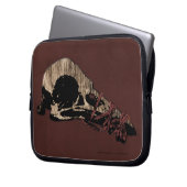 Bird Skull Laptopschutzhülle (Vorderseite Links)