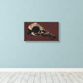 Bird Skull Leinwanddruck (Insitu (Holzboden))